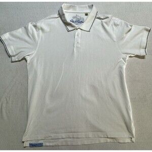 Robert Graham Polo Shirt Mens XL White Classic Fit Knowledge Wisdom Truth